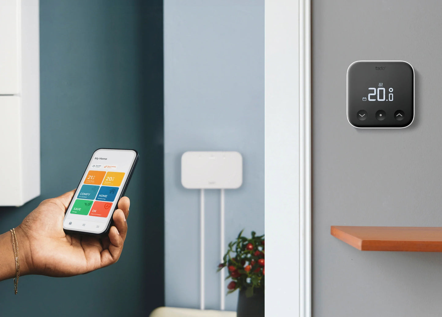 Thermostat Intelligent Sans Fil X - Kit de Démarrage + Thermostat Intelligent Quattro Pack X