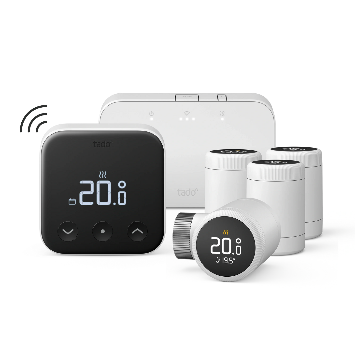 Thermostat Intelligent Sans Fil X - Kit de Démarrage + Thermostat Intelligent Quattro Pack X
